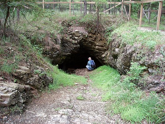 Entrance to old chromite mine